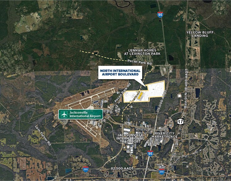 International Airport Blvd, Jacksonville, FL à louer - Aérien – Image 2 sur 2