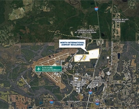 International Airport Blvd, Jacksonville, FL - VUE AÉRIENNE  vue de carte