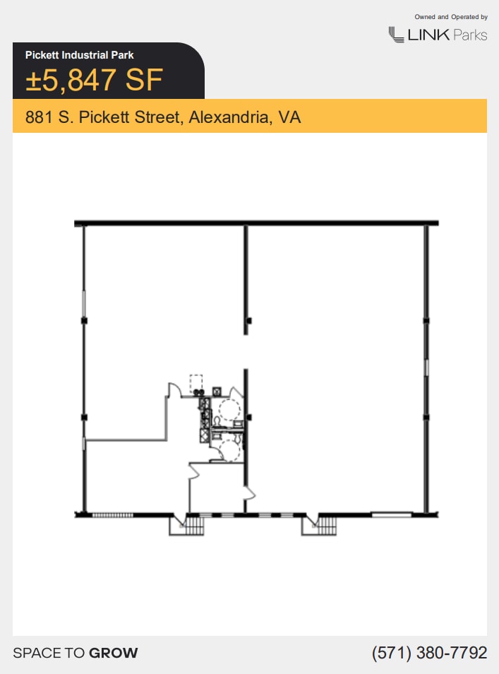 901-929 S Pickett St, Alexandria, VA à louer Plan d’étage– Image 1 sur 1