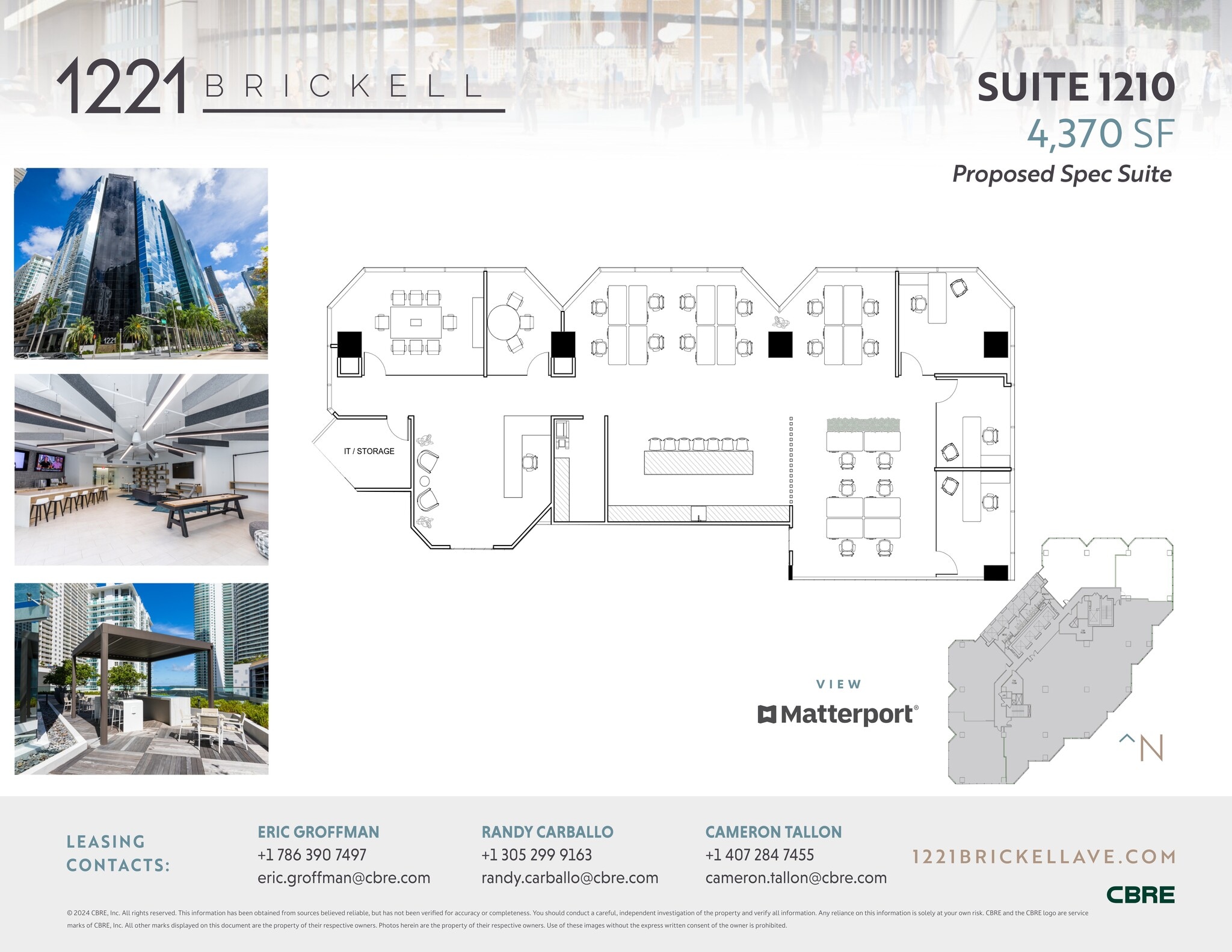 1221 Brickell Ave, Miami, FL à louer Plan de site– Image 1 sur 9