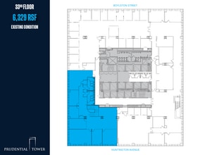 800 Boylston St, Boston, MA à louer Plan d’étage– Image 1 sur 1