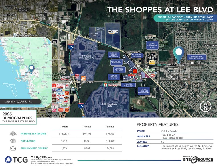 5546 Lee Blvd, Lehigh Acres, FL à vendre - Aérien – Image 2 sur 4