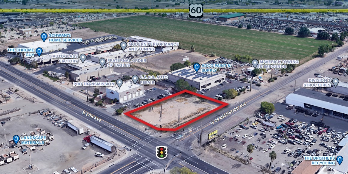 NEC of N 67th Ave & W Orangewood Ave, Glendale, AZ à vendre Photo de l’immeuble– Image 1 sur 4