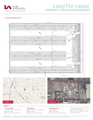 Plus de détails pour 11811 Greenstone, Santa Fe Springs, CA - Terrain à louer
