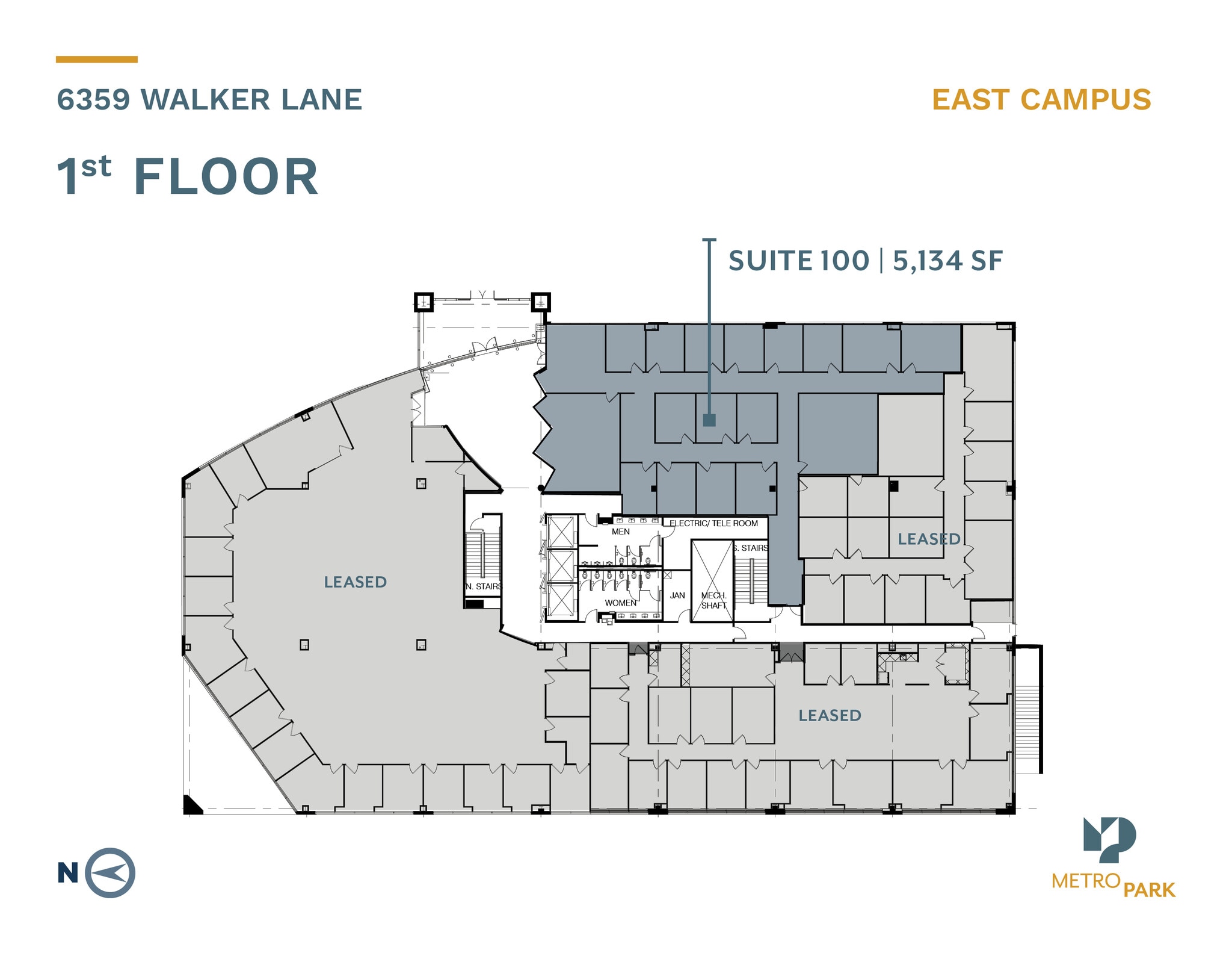 6350 Walker Ln, Alexandria, VA à louer Plan d’étage– Image 1 sur 1