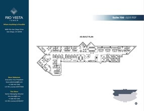 8880 Rio San Diego Dr, San Diego, CA à louer Plan d’étage– Image 1 sur 1