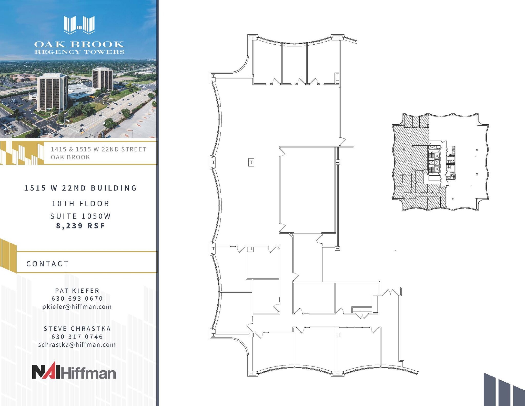 1415 W 22nd St, Oak Brook, IL à louer Plan d’étage– Image 1 sur 1