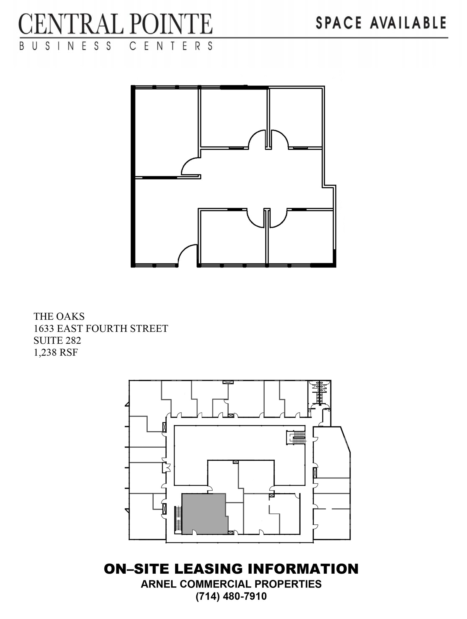 1633 E 4th St, Santa Ana, CA à louer Plan d’étage– Image 1 sur 1