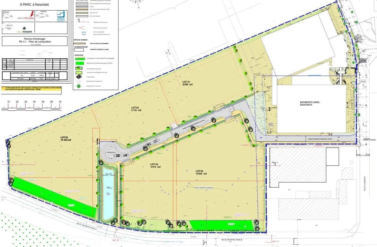 Rue Du Commerce, Reichstett à vendre Plan de site– Image 1 sur 2