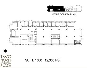 2 N Riverside Plz, Chicago, IL à louer Plan d’étage– Image 1 sur 1