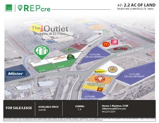 Plus de détails pour Talbot & I-10, Canutillo, TX - Terrain à vendre