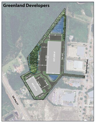 Plus de détails pour 205 Industrial Blvd, Rincon, GA - Industriel/Logistique à louer