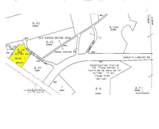 250 Business Center Dr, Stockbridge, GA à louer - Plan cadastral – Image 3 sur 7