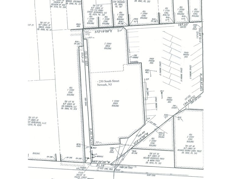248 South St, Newark, NJ à louer - Plan de site – Image 2 sur 2