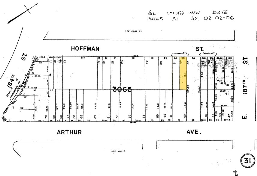2378 Hoffman St, Bronx, NY à vendre - Plan cadastral – Image 2 sur 2