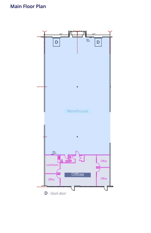 3711 N Fraser Way, Burnaby, BC à louer Plan d’étage– Image 1 sur 1