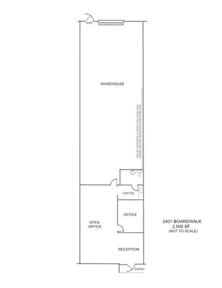 2401-2407 Boardwalk St, San Antonio, TX à louer - Plan d’étage – Image 3 sur 4