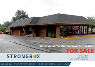 Plus de détails pour 7520 E Washington St, Indianapolis, IN - Local commercial à vendre