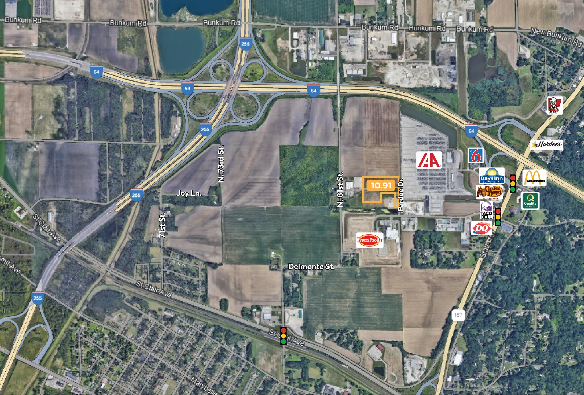 1625 Pardue Drive, Caseyville, IL à vendre Aérien– Image 1 sur 4