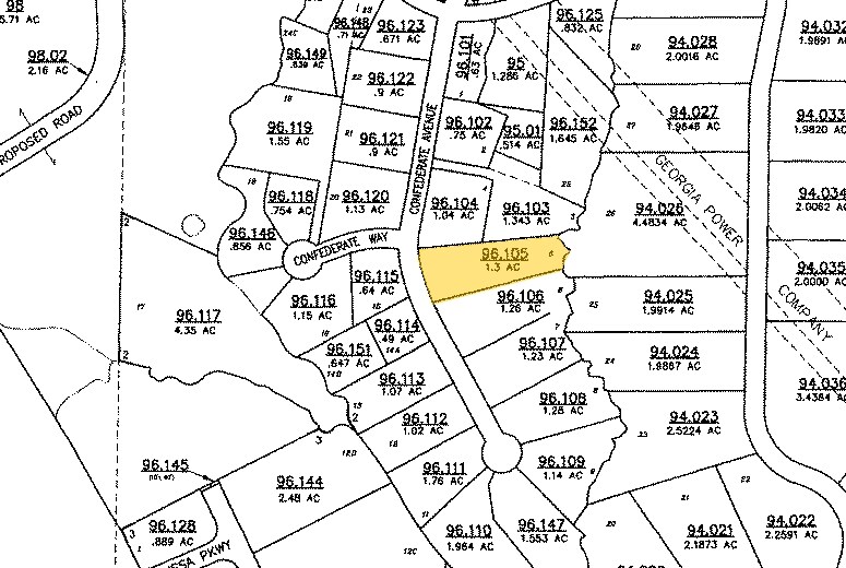 139 Confederate Ave, Jasper, GA à louer - Plan cadastral – Image 3 sur 7