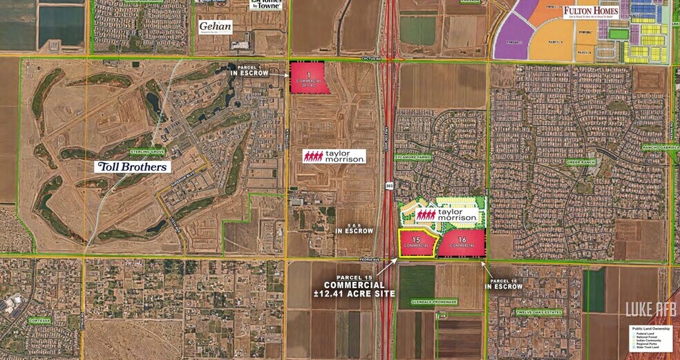 Loop 303 & W Peoria, Surprise, AZ à vendre - Aérien – Image 2 sur 6