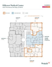 4033 3rd Ave, San Diego, CA à louer Plan d’étage– Image 1 sur 1