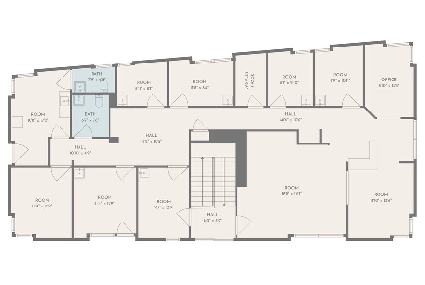 710 N York Rd, Hinsdale, IL à louer - Plan d’étage – Image 1 sur 7