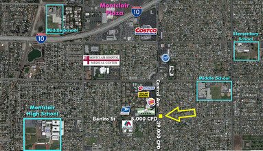 9885 Central Ave, Montclair, CA - VUE AÉRIENNE  vue de carte