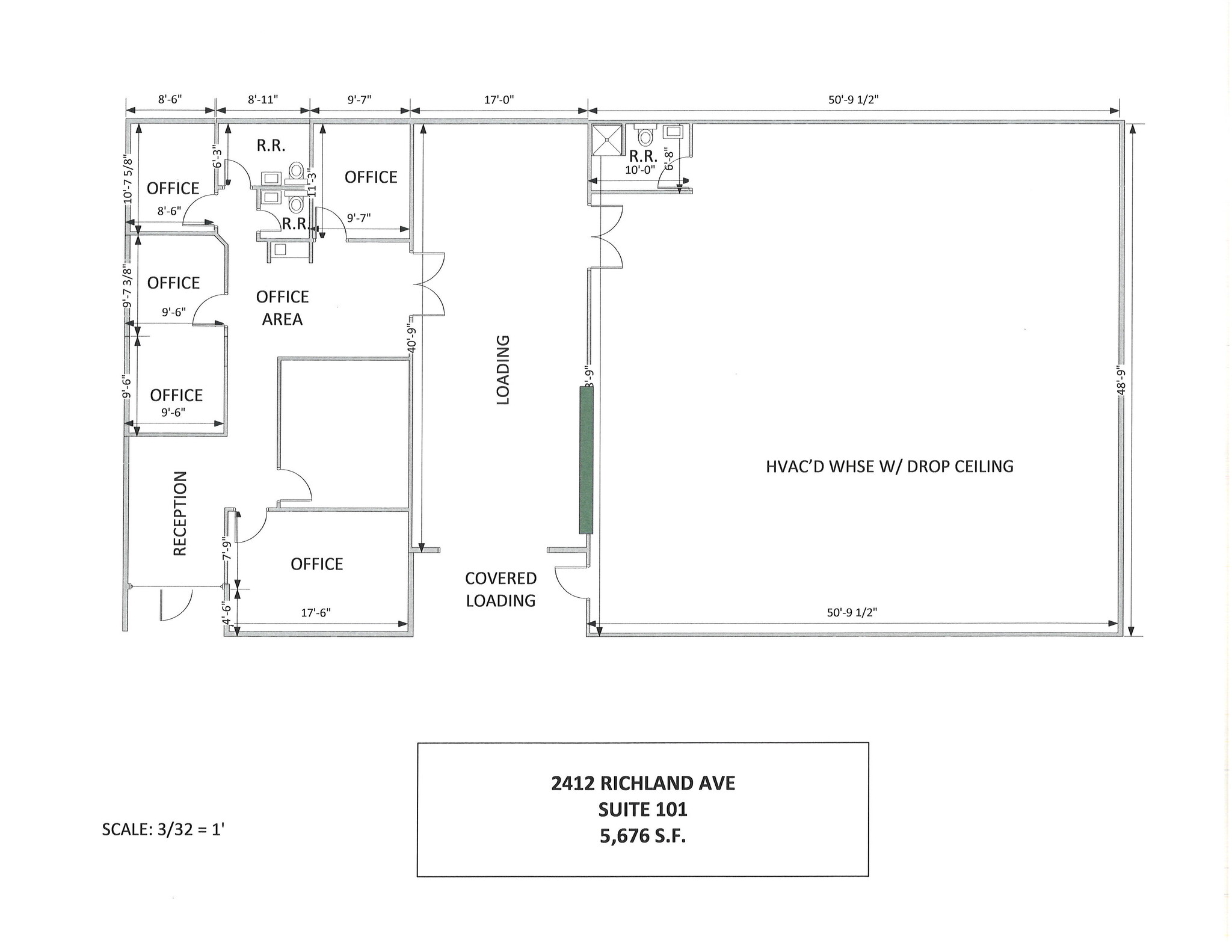 2412 Richland Ave, Farmers Branch, TX à louer Plan d’étage– Image 1 sur 13