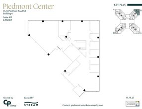 3495 Piedmont Rd NE, Atlanta, GA à louer Plan d’étage– Image 1 sur 1