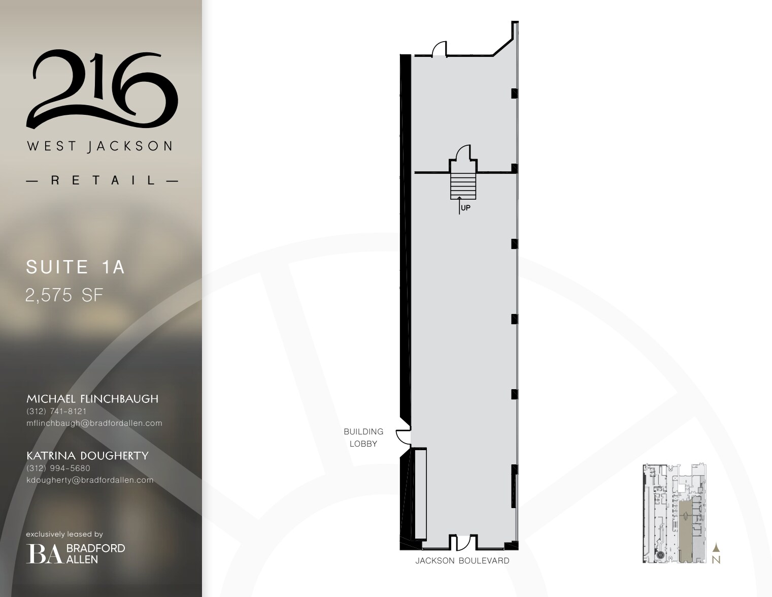 216 W Jackson Blvd, Chicago, IL à louer Plan d’étage– Image 1 sur 2