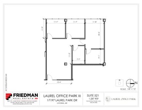 17197 N Laurel Park Dr, Livonia, MI à louer Plan d’étage– Image 1 sur 2
