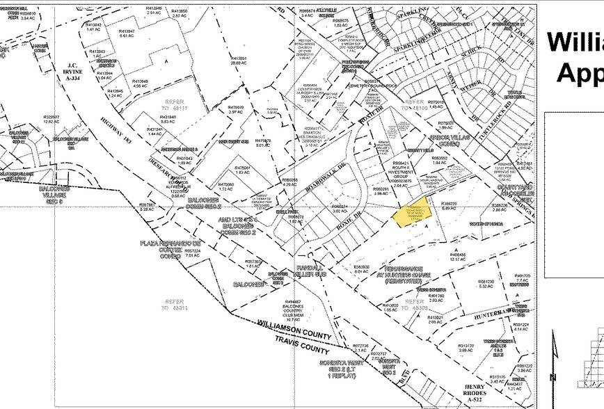 13170 Pond Springs Rd, Austin, TX à louer - Plan cadastral – Image 2 sur 24