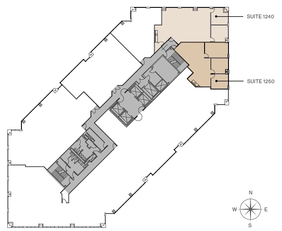 501 W Broadway, San Diego, CA à louer Plan d’étage– Image 1 sur 1