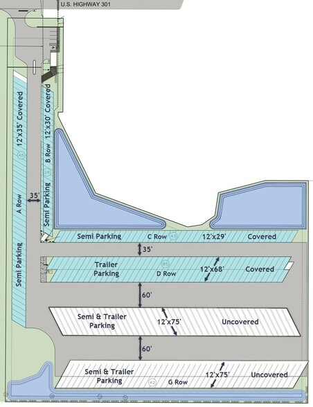 7302 E Warm Springs Ave, Coleman, FL à louer - Plan de site – Image 3 sur 12