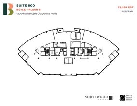 13034 Ballantyne Corporate Pl, Charlotte, NC à louer Plan d’étage– Image 1 sur 1