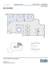 10866 Wilshire Blvd, Los Angeles, CA à louer Plan d’étage– Image 1 sur 1
