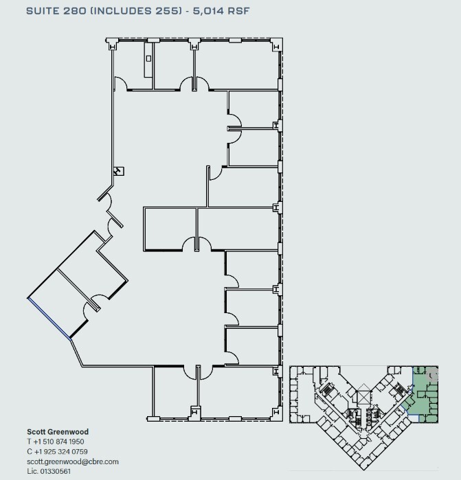6425 Christie Ave, Emeryville, CA à louer Plan d’étage– Image 1 sur 1