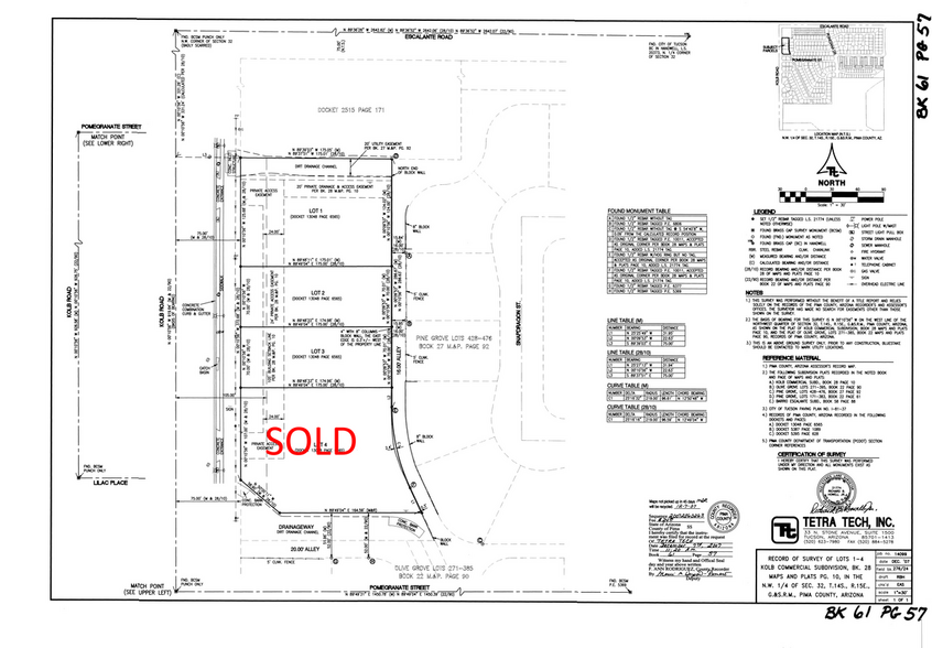 3901 S Kolb Rd, Tucson, AZ à vendre - Plan cadastral – Image 3 sur 11