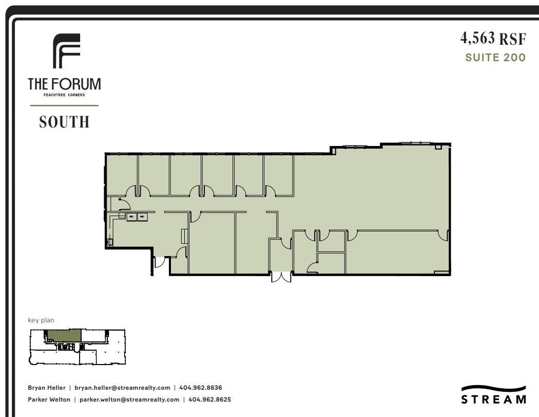 5201 Peachtree Pky, Norcross, GA à louer Plan d’étage– Image 1 sur 1