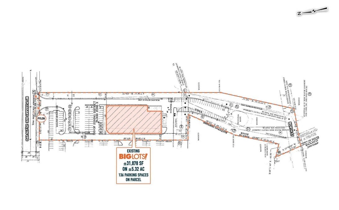 550 Mt Pleasant Ave, Dover, NJ à louer Plan de site– Image 1 sur 1