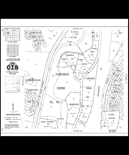 6250 Corporate Dr, Colorado Springs, CO à vendre - Plan cadastral – Image 2 sur 5