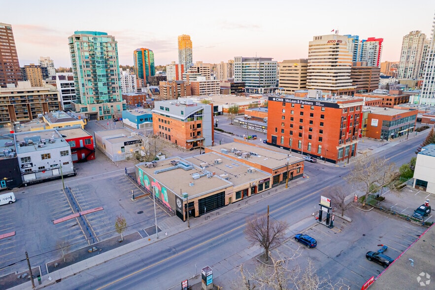 731-739 10 Ave SW, Calgary, AB à louer - Aérien – Image 3 sur 6