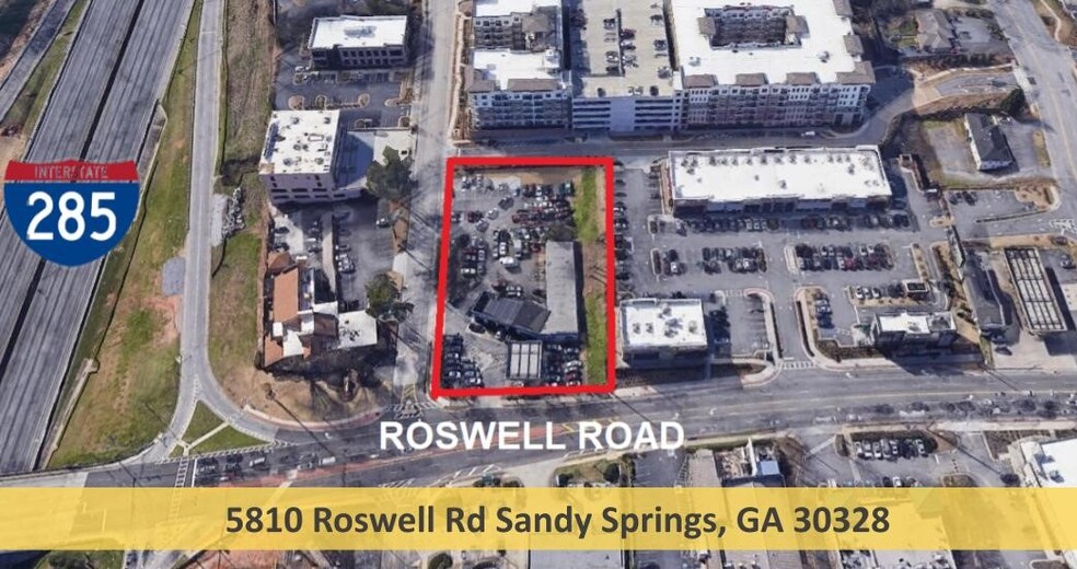 5810 Roswell Rd, Atlanta, GA à louer - Photo de l’immeuble – Image 1 sur 4