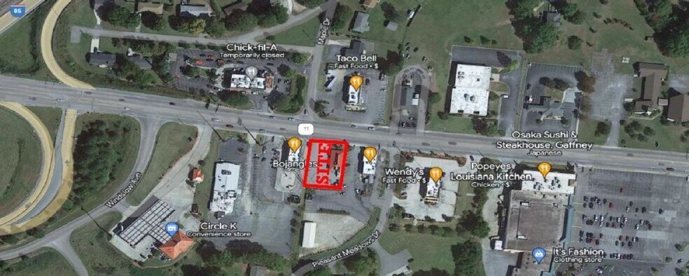 1703 W Floyd Baker Blvd, Gaffney, SC à louer - Photo de l’immeuble – Image 1 sur 2