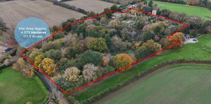 Boughton Ln, Boughton Monchelsea, KEN - VUE AÉRIENNE  vue de carte