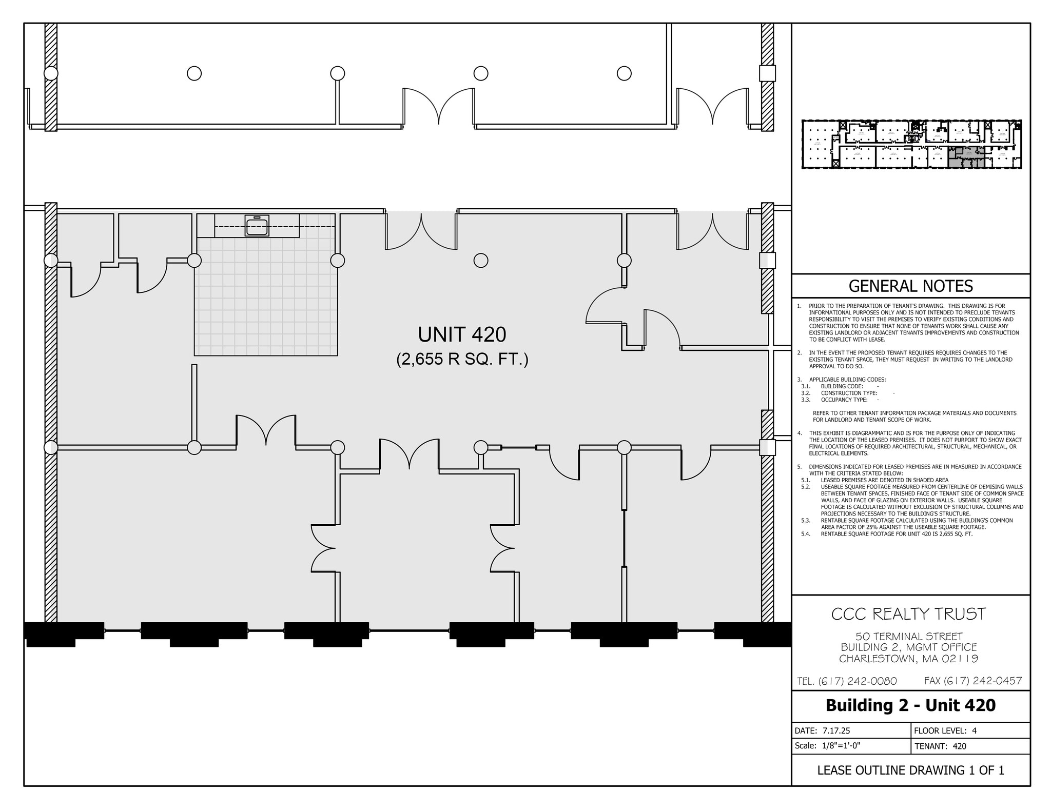 50 Terminal St, Charlestown, MA à louer Plan de site– Image 1 sur 1