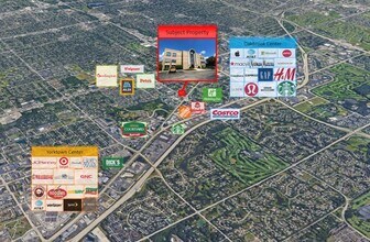 1S443 Summit Ave, Oakbrook Terrace, IL - Vue aérienne vue de carte