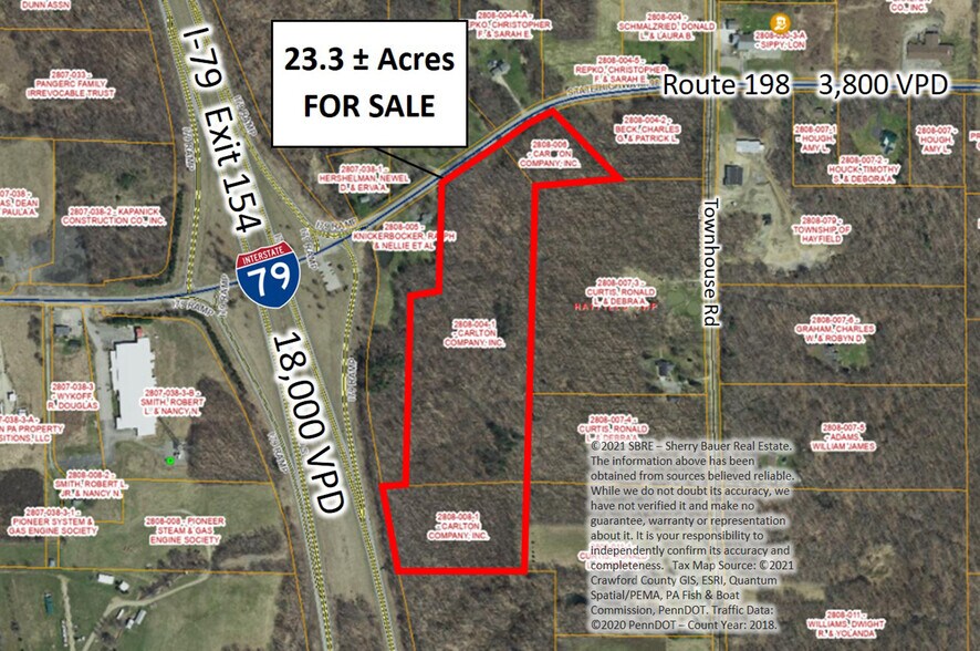 0 Route 198, Saegertown, PA à vendre - Photo de l’immeuble – Image 2 sur 2