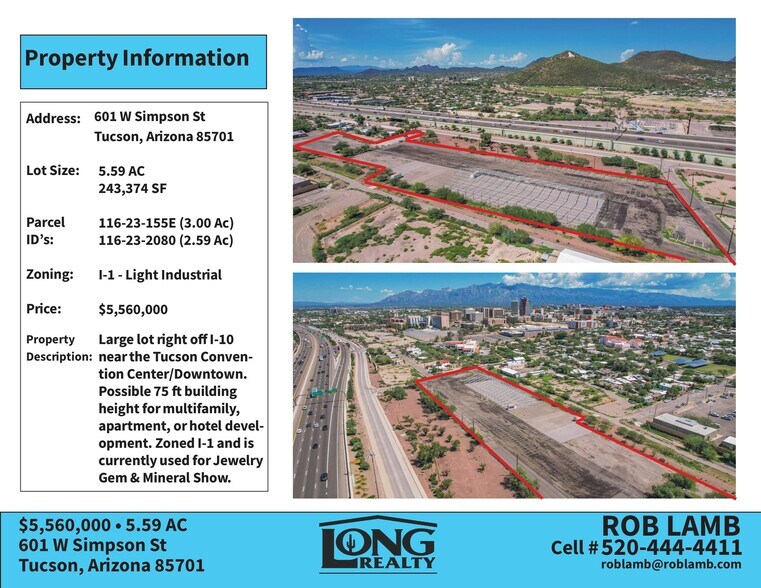 601 W Simpson St, Tucson, AZ à vendre - Photo de l’immeuble – Image 2 sur 5
